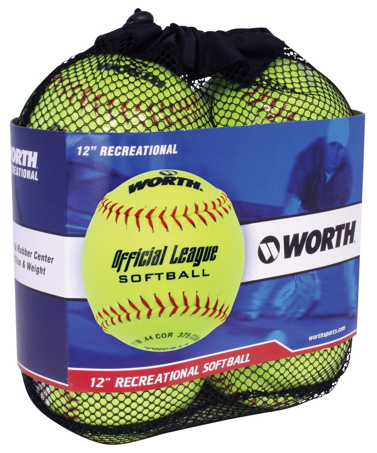Worth YWCS12S 12Inch Official Softball League Stamped