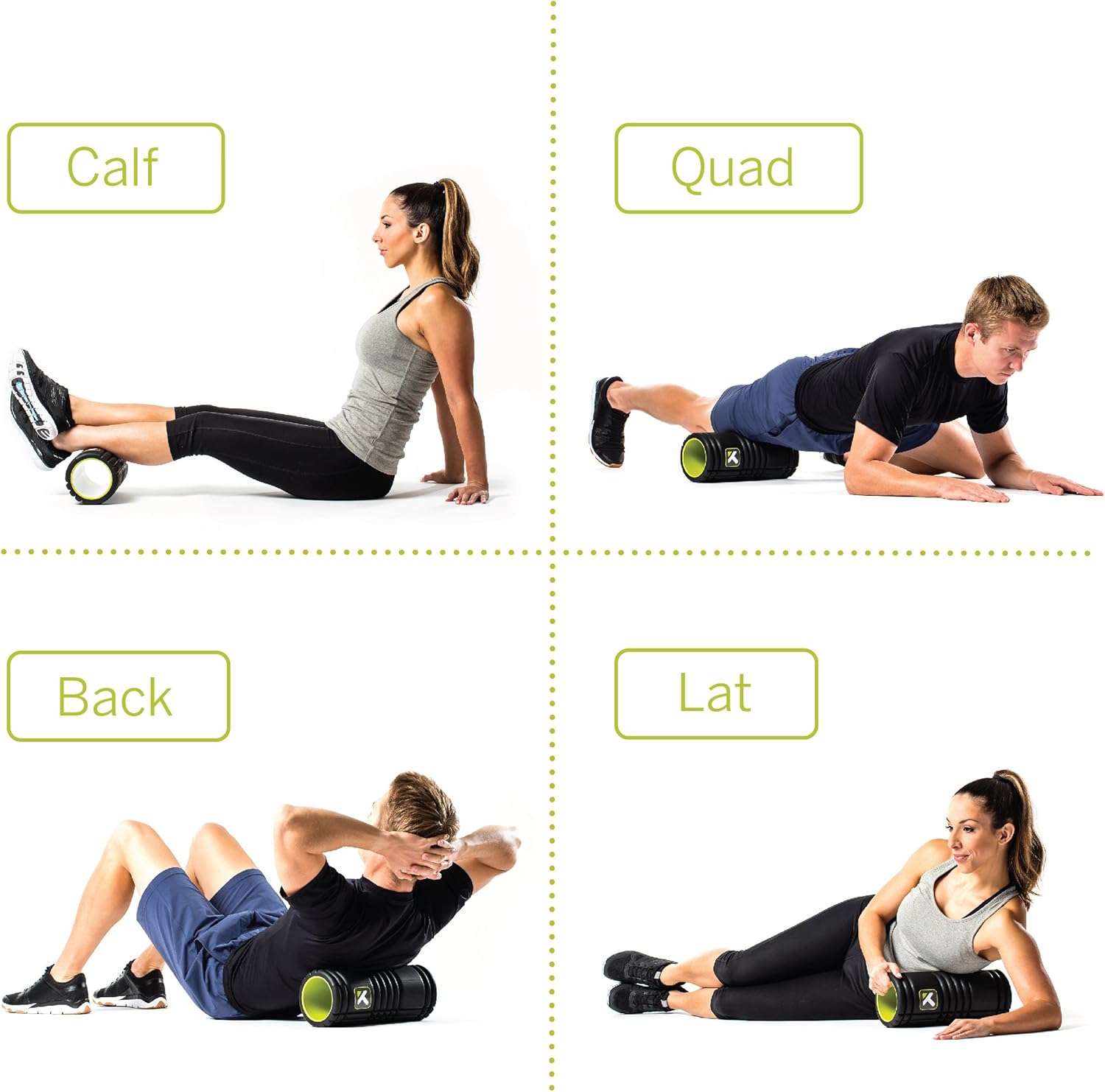 TriggerPoint Grid Foam Roller with Free Online Instructional Videos, Original (13-Inch), Black : Exercise Foam Rollers : Sports & Outdoors