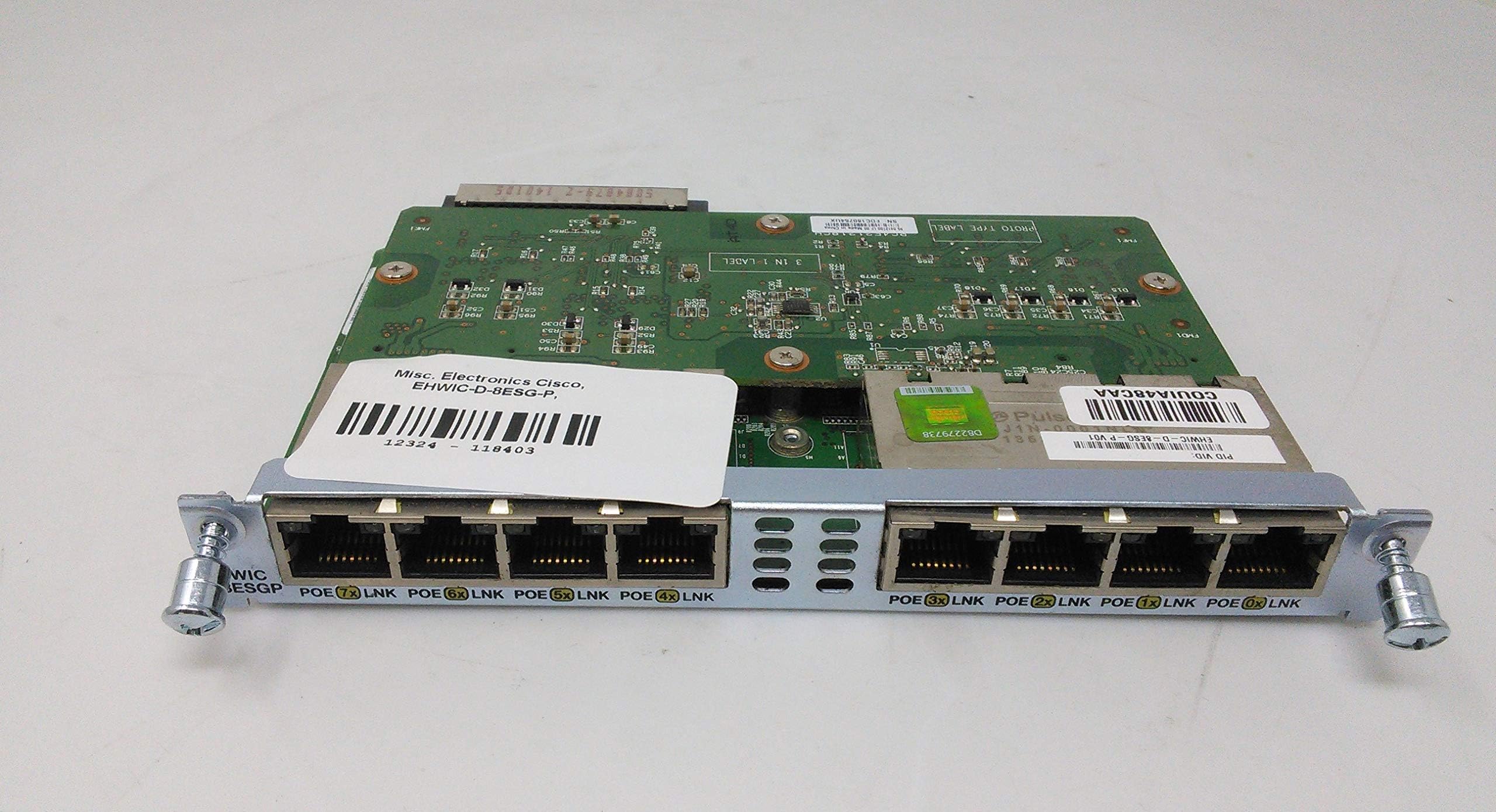 Cisco EHWIC-D-8ESG-P HWIC - DJ8103 Gigabit Interface Converter (EHWIC-D-8ESG-P) (Renewed)