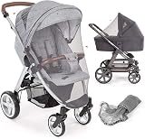 Zamboo Universal Mosquito Net for Pushchair Pram Buggy Travel Cot Grey view 1
