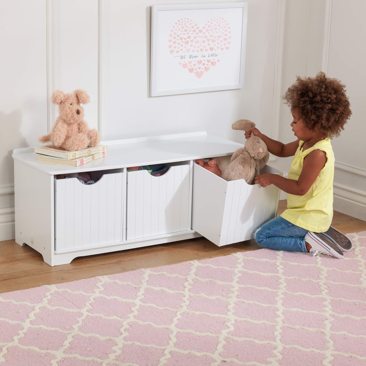 childs storage bench
