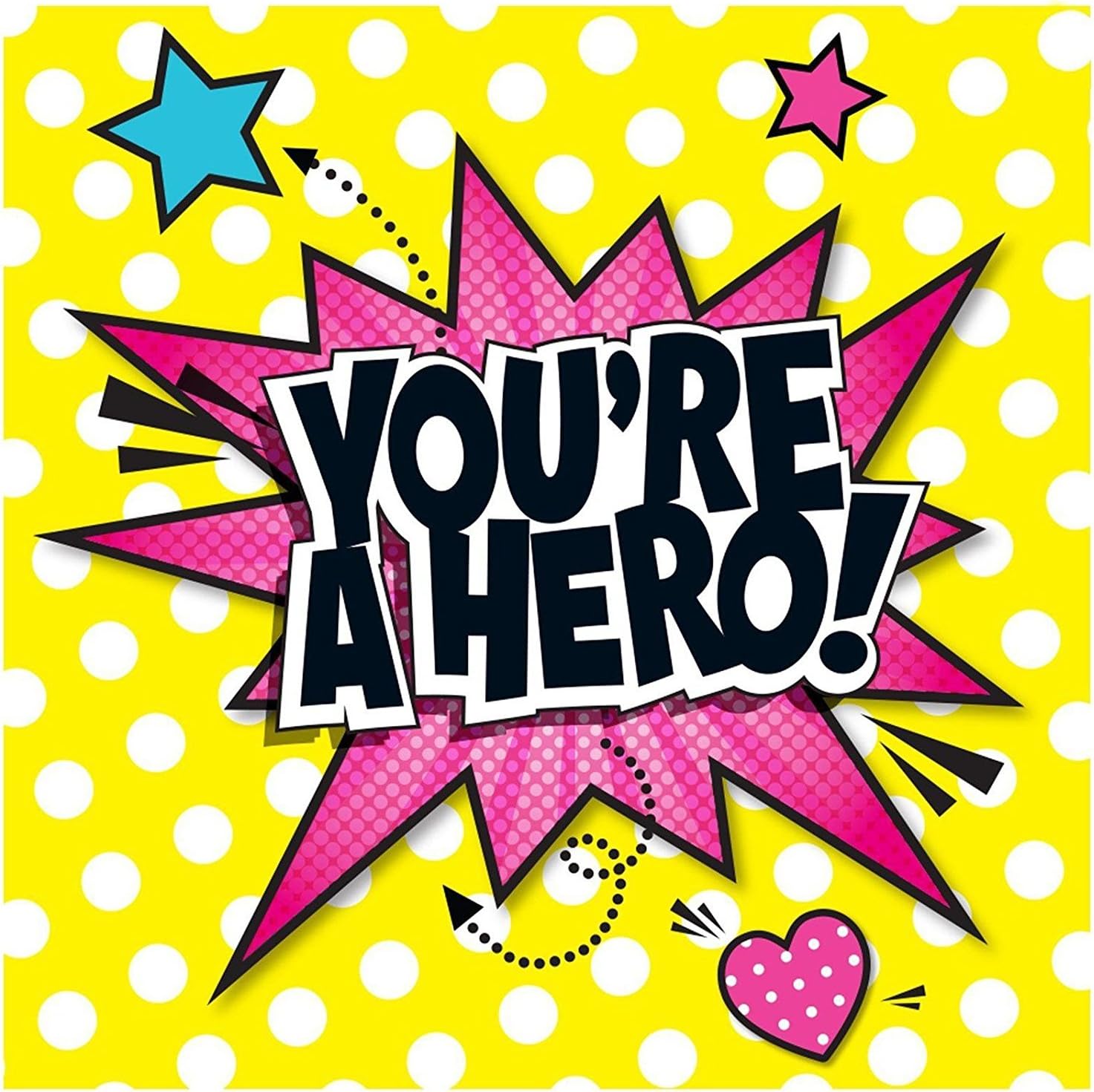 Creative Converting Superhero Girl Party Supplies - Lunch Napkins (20)