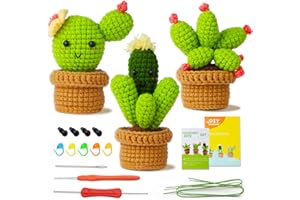 Kollase Crochet Kit for Beginners, Complete Crochet Kit for Beginners Adults, with Video Tutorials, Detailed Instructions, Yarn, Crochet Hooks, Stitch Markers, Floral Wire, Polyester Fiber - 3