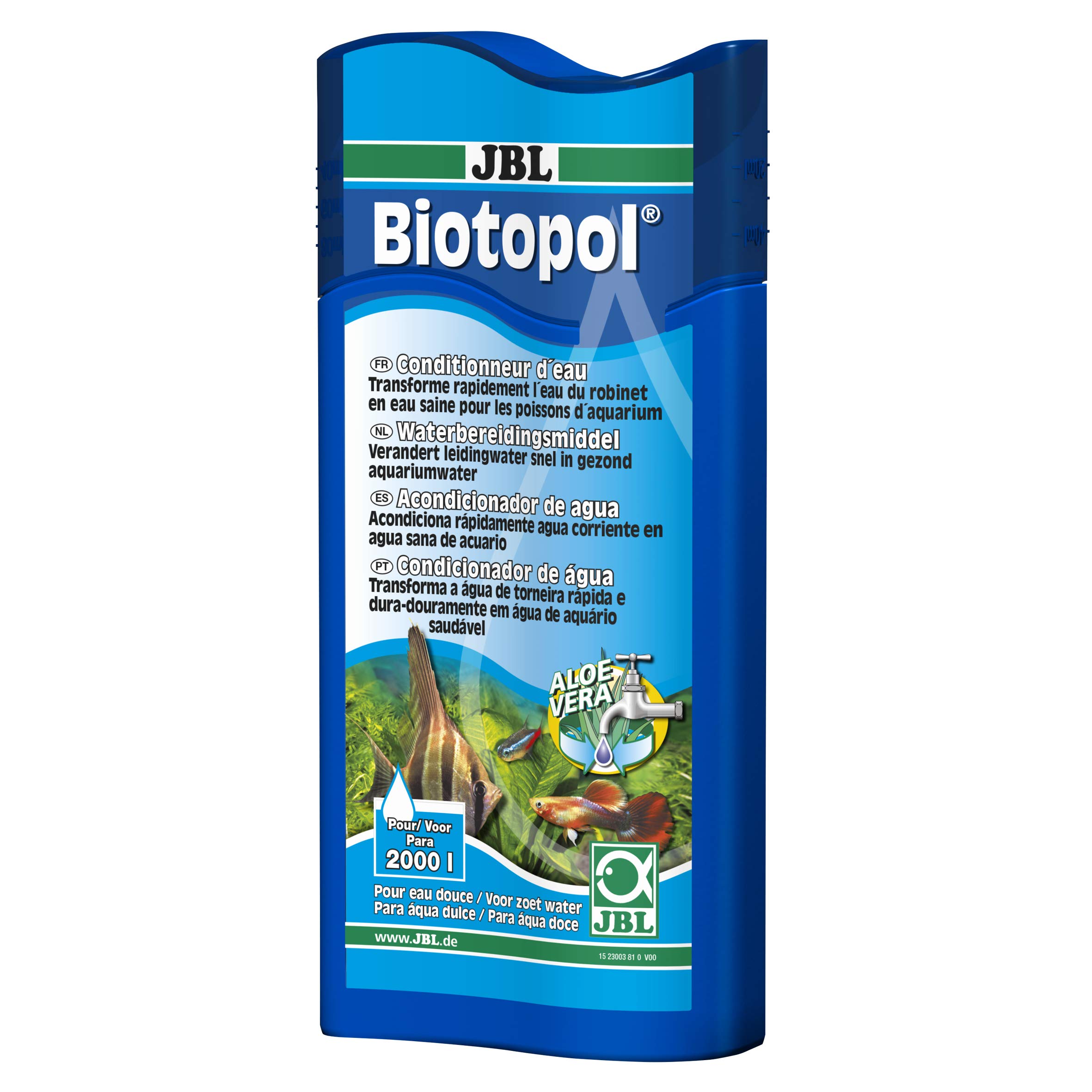 JBL Biotopol Water Treatment for an Aquarium, 500 ml to make up 2000 Litres