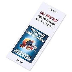 Printable Raffle and Event Tickets (Numbered) - 50