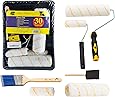 Bates Paint Roller - Paint Brush, Paint Tray, Roller Paint Brush, 11 Piece Home Painting Supplies, Foam Brush, House Painting Tray, Painting Tools, Roller and Paint Brushes, Interior Paint Brushes