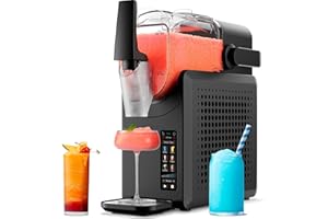 Iceman by Chefman Slush-Ease MAX 90oz Slushie Machine, 64oz Liquid Capacity Frozen Drink Maker & Slushy Machine with 5 Presets and LED Display, Perfect for Frozen Margaritas, Frappes, Smoothies