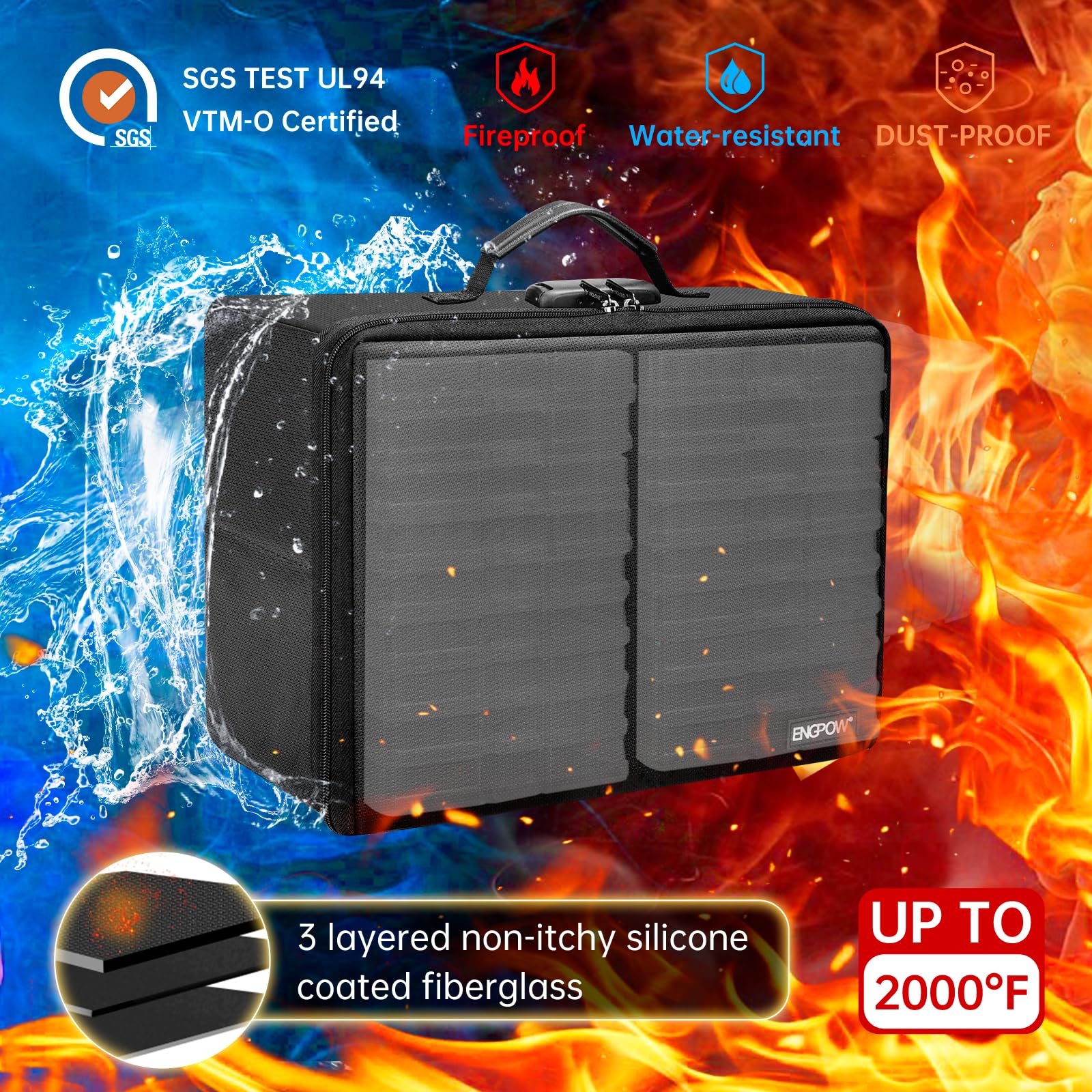 ENGPOW Photo Storage Box with 18 Inner 4