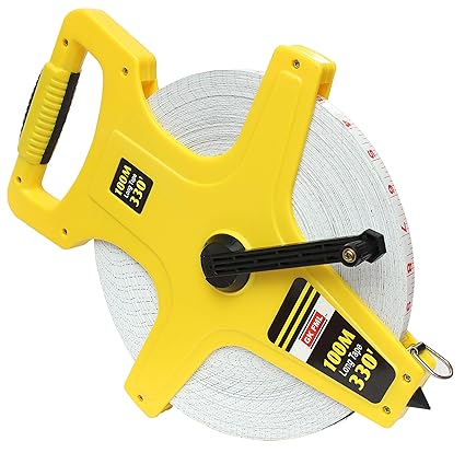 Freemans Measures Open Reel Fiber 100 Meters Measuring Tape