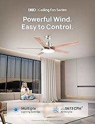 Dreo Ceiling Fans with Lights and Remote, 52