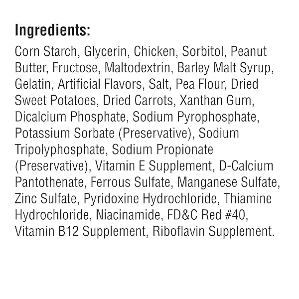 SMARTBONES SMARTSTICKS WITH REAL PEANUT BUTTER RAWHIDE-FREE CHEWS FOR DOGS, 10 COUNT
