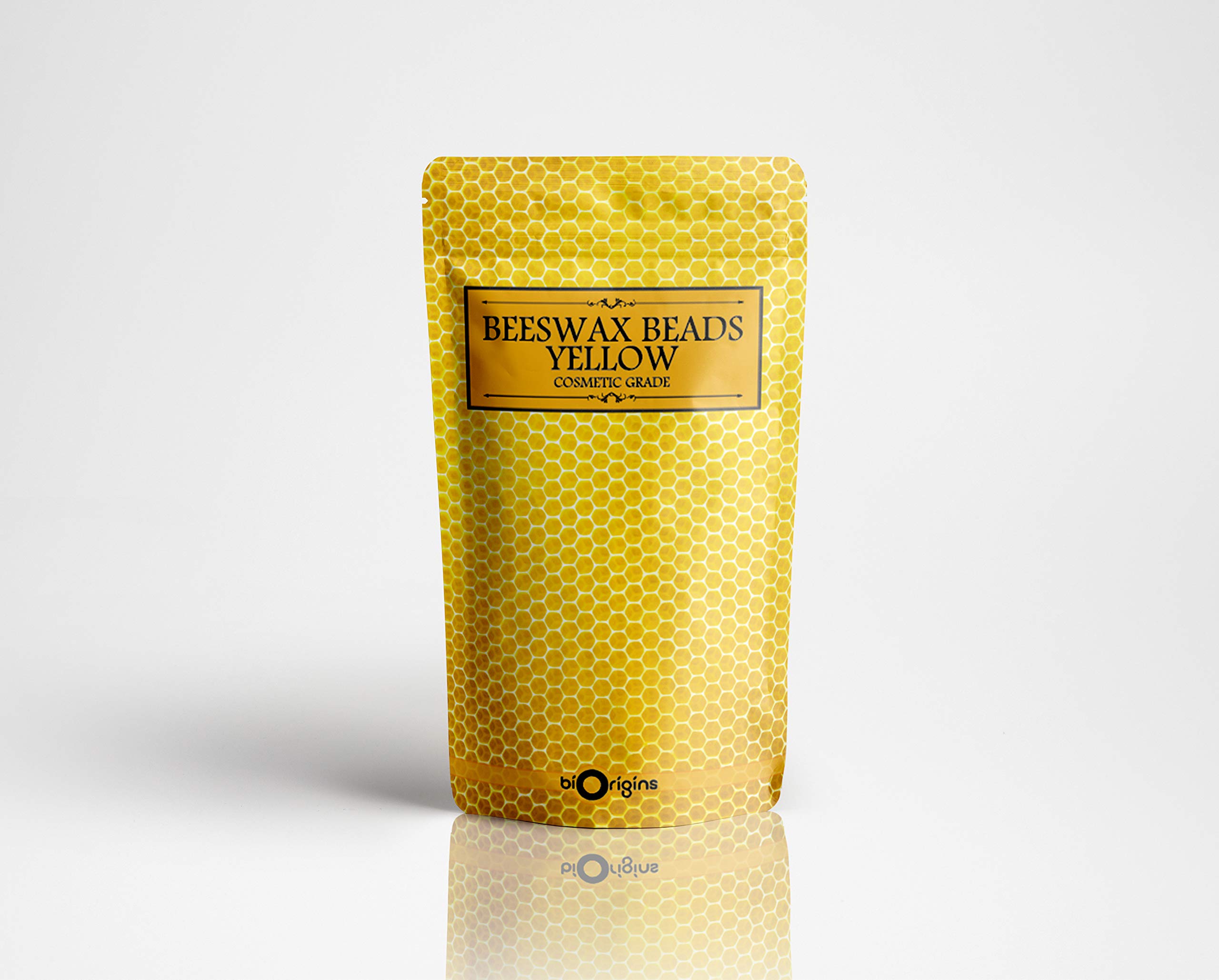 Mystic Moments Beeswax Beads Yellow Cosmetic Grade 100g | GMO Free