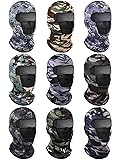 SATINIOR 9 Pcs Balaclava Ski Mask Camo Full Face