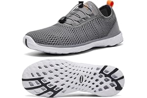 ALEADER Men's Stylish Water Shoes, Quick-Dry Xdrain Water Sneakers, Lightweight & Comfort Footed