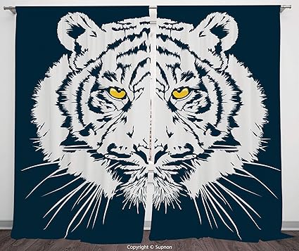 Amazon Com Rod Pocket Curtain Panel Polyester Translucent