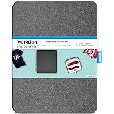 WORKLION Heat Press Mat 13"x17": Large Size Easypress Mat Heat-Resistant Materials Ironing Mat Compatible with Cricut Easypre