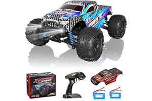 ASPEXEL 1:18 Scale All Terrain RC Cars, 4WD 40KM/H High Speed Remote Control Car w/2 Batteries for 40 Min Play, 2.4Ghz Off Road Monster Truck, 2.4GHz Electric Vehicle Toys Gifts RC Cars for Adults and Kids