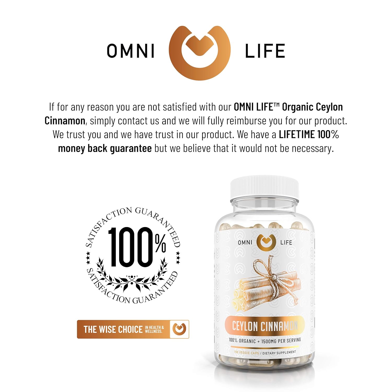 Ceylon Cinnamon Capsules Organic Max Strength 1500mg Cinnamon