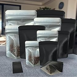 YINGZON 100 Pack Reusable Mylar Bags, 3.62 x 5