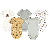 HUGGIES unisex-baby 5-pack Everyday Bodysuit