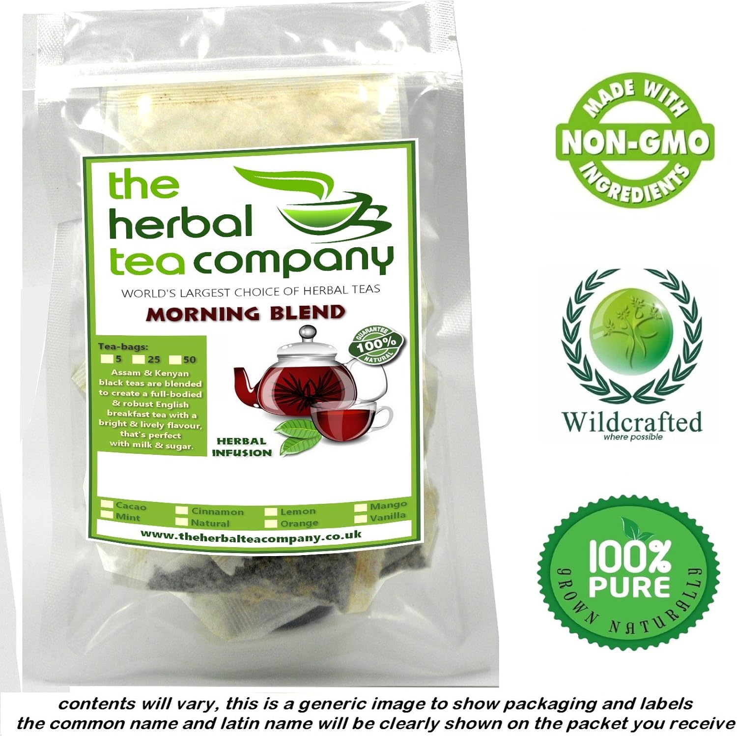 Neem Leaf Tea Bags Morning Tea Blend Natural 50 Pack Amazon.co.uk Grocery