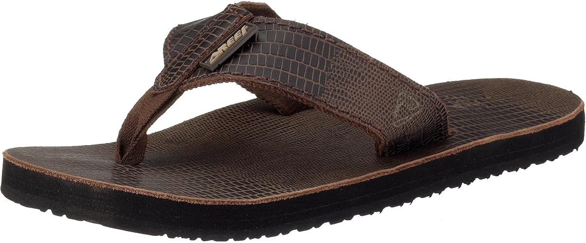 reef leather smoothy sandals
