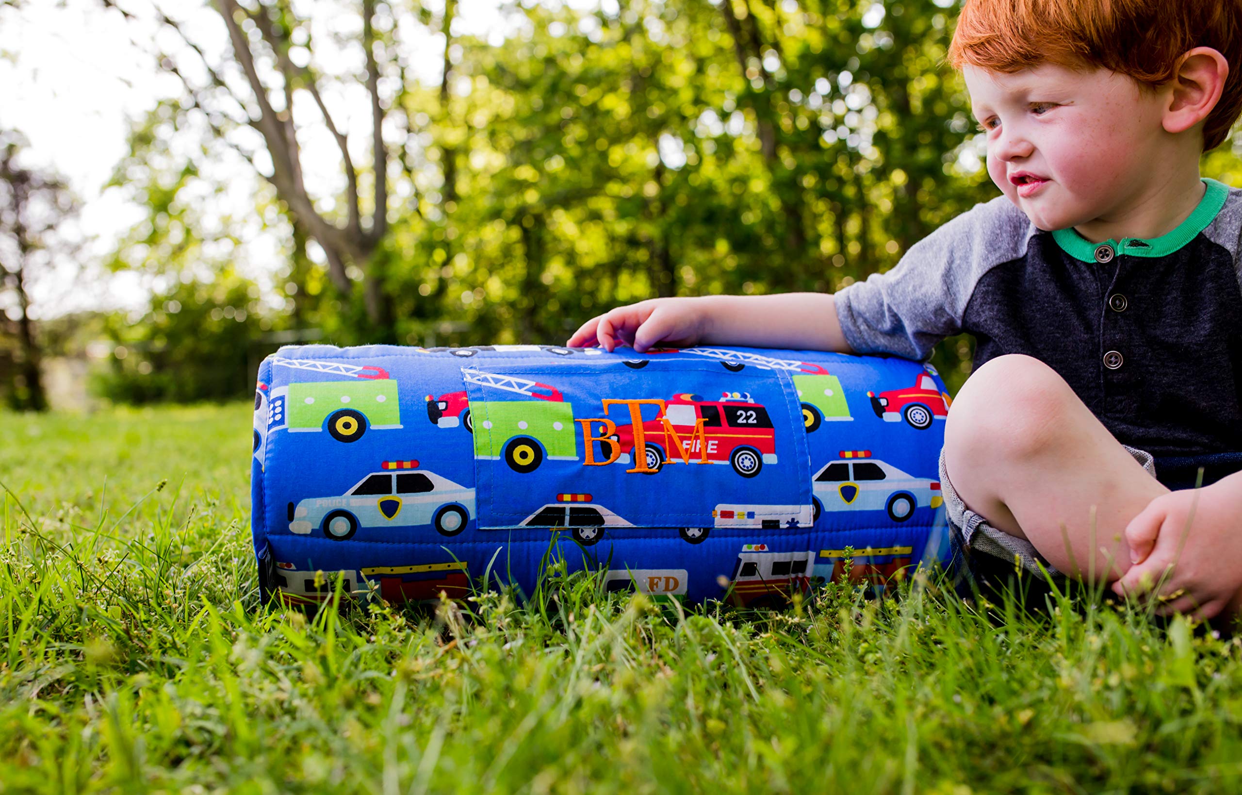 Wildkin Kids Original Nap Mat – Cozy Kids Sleep Mat with Pillow, ideal for School & Travel - Heroes