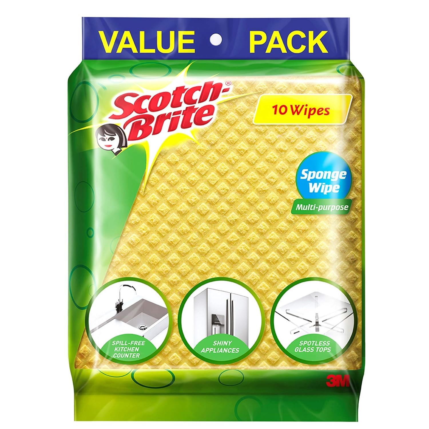 ScotchBrite Sponge Wipe (10 Pcs) Amazon.in Home Improvement