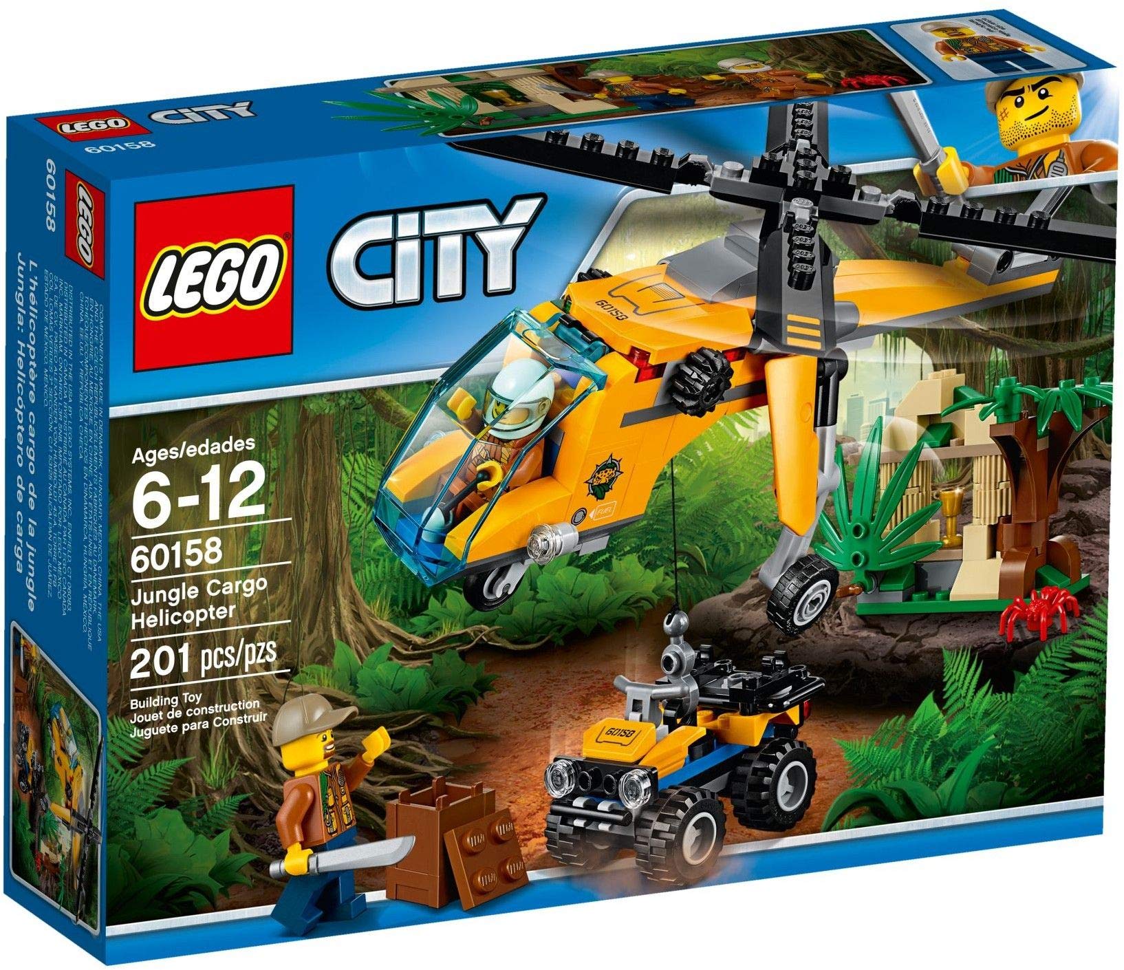 LEGO UK 60158 "Jungle Cargo Helicopter Construction Toy