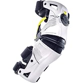 Mobius X8 Knee Pad, White/Yellow, Size XS