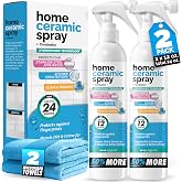 2 Pack [12 Oz] Home Ceramic Coating Spray Kit - Shine, Seal &amp; Protect Kitchen &amp; Bath Surfaces - High Shine - Repels Stains &amp; Grime Effortlessly - Use on Stainless Steel, Sinks, Countertops, Glass