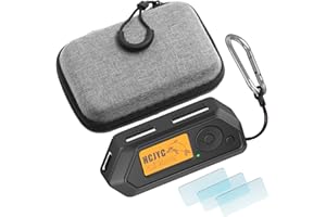 HCJYC Case for Flipper Zero, 5 in 1 Protective Cover Accessory Set with 3 Pack of Screen Protect & EVA Carrying Case for Flip