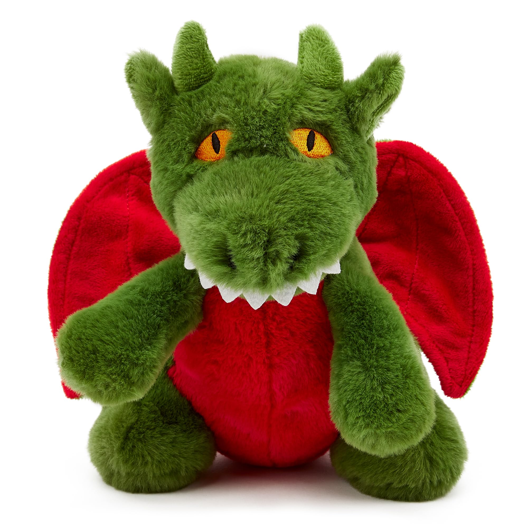 Zappi Co Ultra Soft Green Dragon Plush Toy (21cm Height) - 100% Recycled, Eco-Friendly, Newborn Gift, Realistic Lifelike — image 1