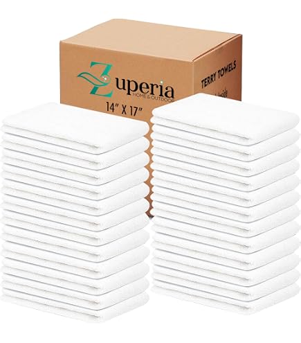 Toallas De Barra 100% Algodón, Paquete De 24 Toallas Acanaladas Para Trapeadores Toallas De Barra Absorbentes Toallas De Cocina Panos De Cocina