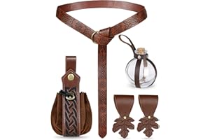 CICOCI Renaissance Accessories Viking Steampunk Medieval Renaissance Costume Belt Skirt Hikes Bottle Coin Purse