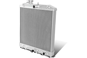 Auto Dynasty Radiator Compatible with 1992-2001 Civic Del Sol Integra, 60mm Cooling Radiator, Automatic or Manual Transmission, EJ EK EG DB DC Full Aluminum 3-Row Radiator