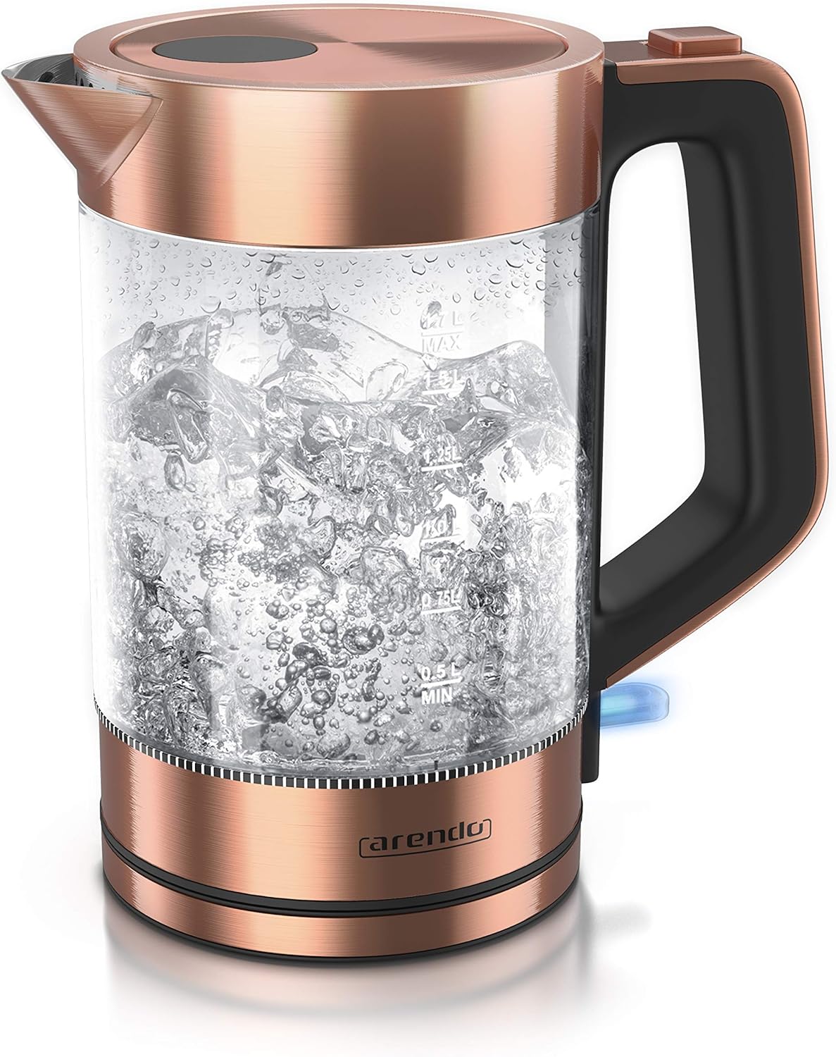 bollitore di rame fischiettante