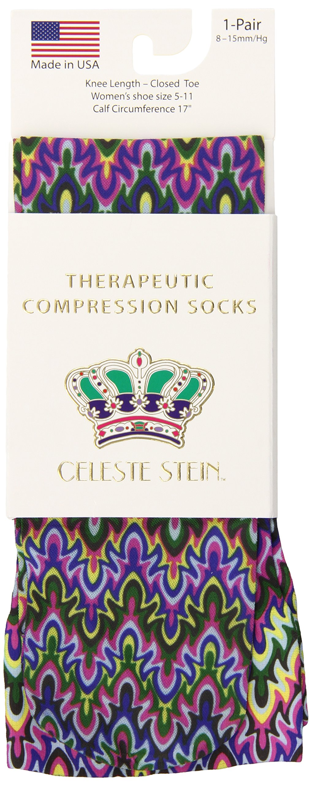 Celeste Stein Therapeutic Compression Socks, Dye, 815 mmhg, 1Pair Health