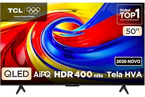 Smart TV TCL 50 Polegadas QLED 4K P7L WiFi Bluetooth Google TV HDR10+ 60 Hz AIPQ 50P7L