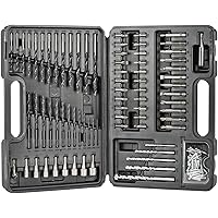 BLACK+DECKER Screwdriver Bit Set / Drill Bit Set, 109-Piece (BDA91109)