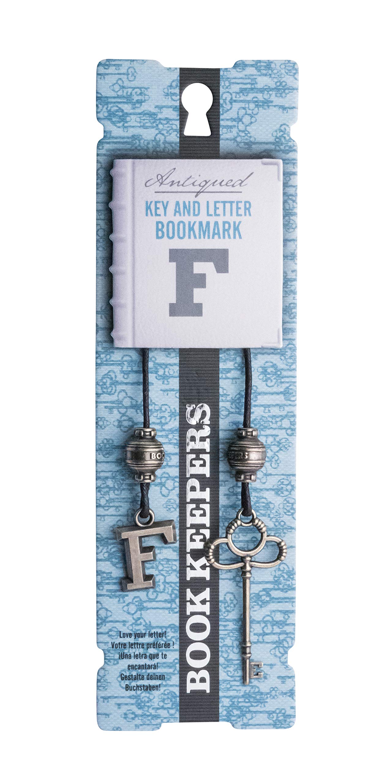 IF Book Keepers Personalised Bookmark - Letter F