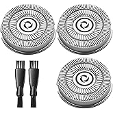 Electric Razor for Men Blades Compatible with rategist Electric Shaver Blades rategist Replacement Blades for rategist Rechargeable Electric Shaver WD-787, 2 Cleaning Brush