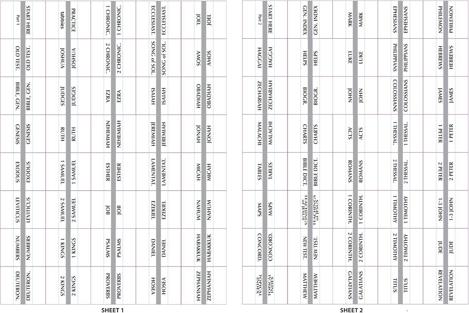 Tabbies Silver-Edged Bible Indexing Tabs, Old & New Testament, 80 Tabs Including 64 Books & 16 Reference Tabs (58339), Silver-Edge (80 Tabs) : Office Products