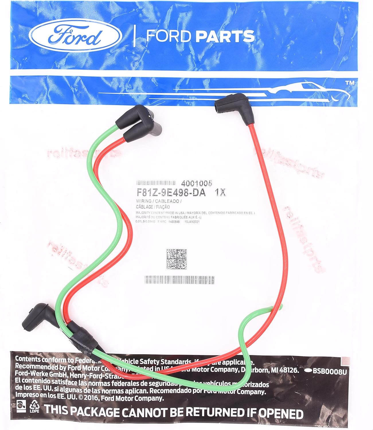 OEM 7.3L Diesel Vacuum Hose F81Z9E498DA Connects to Boost Control