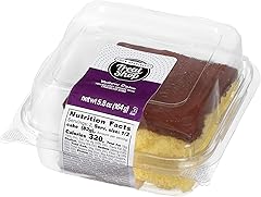 Our Specialty Individual Yellow Cake Slice with Chocolate Icing, Frozen, 5.8 Oz