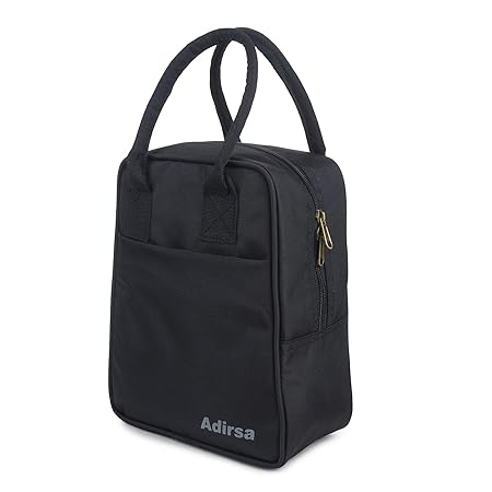 ADIRSA Black Lunch Bag/Tiffin Bag /LB3001