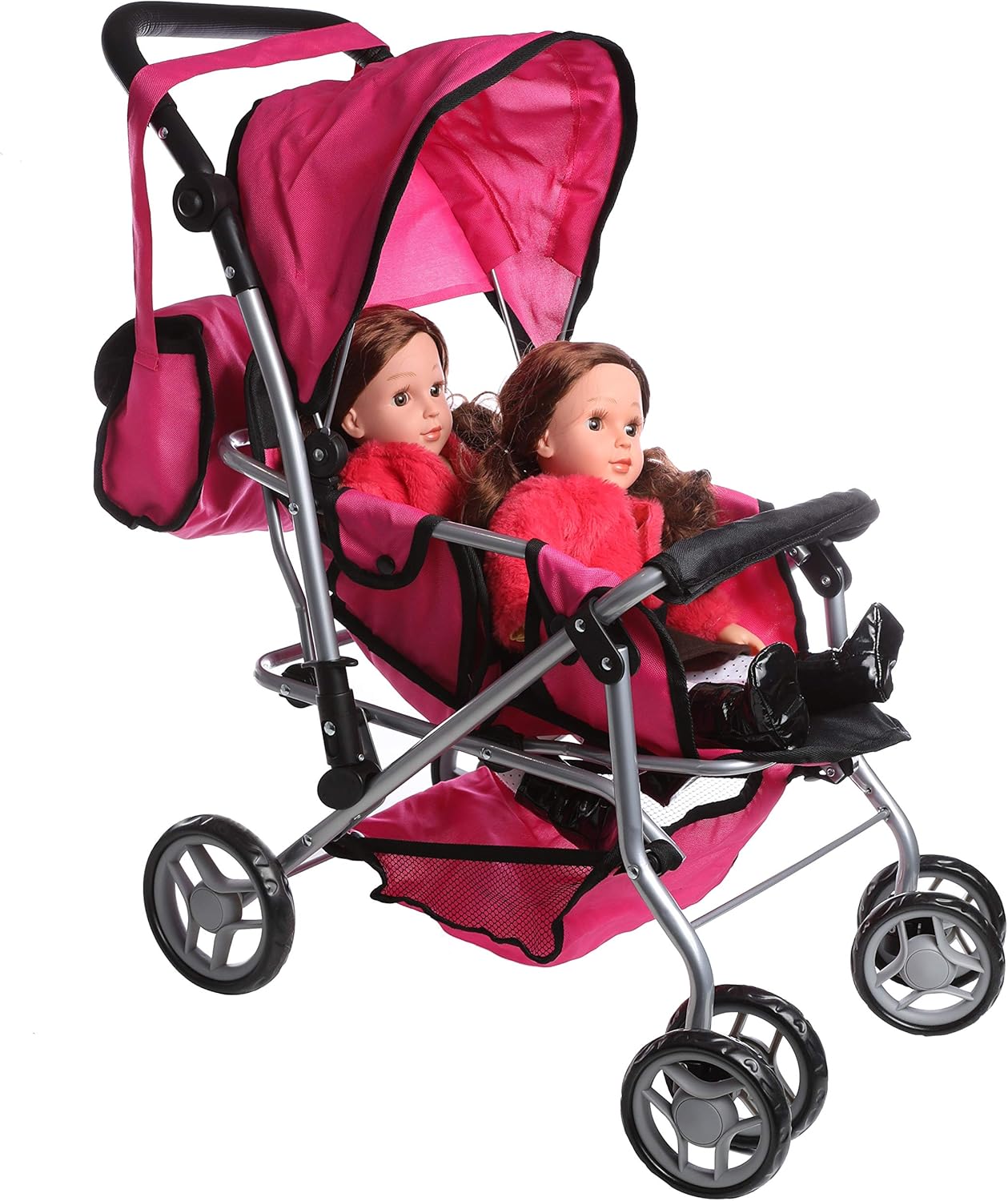 mommy and me twin doll stroller