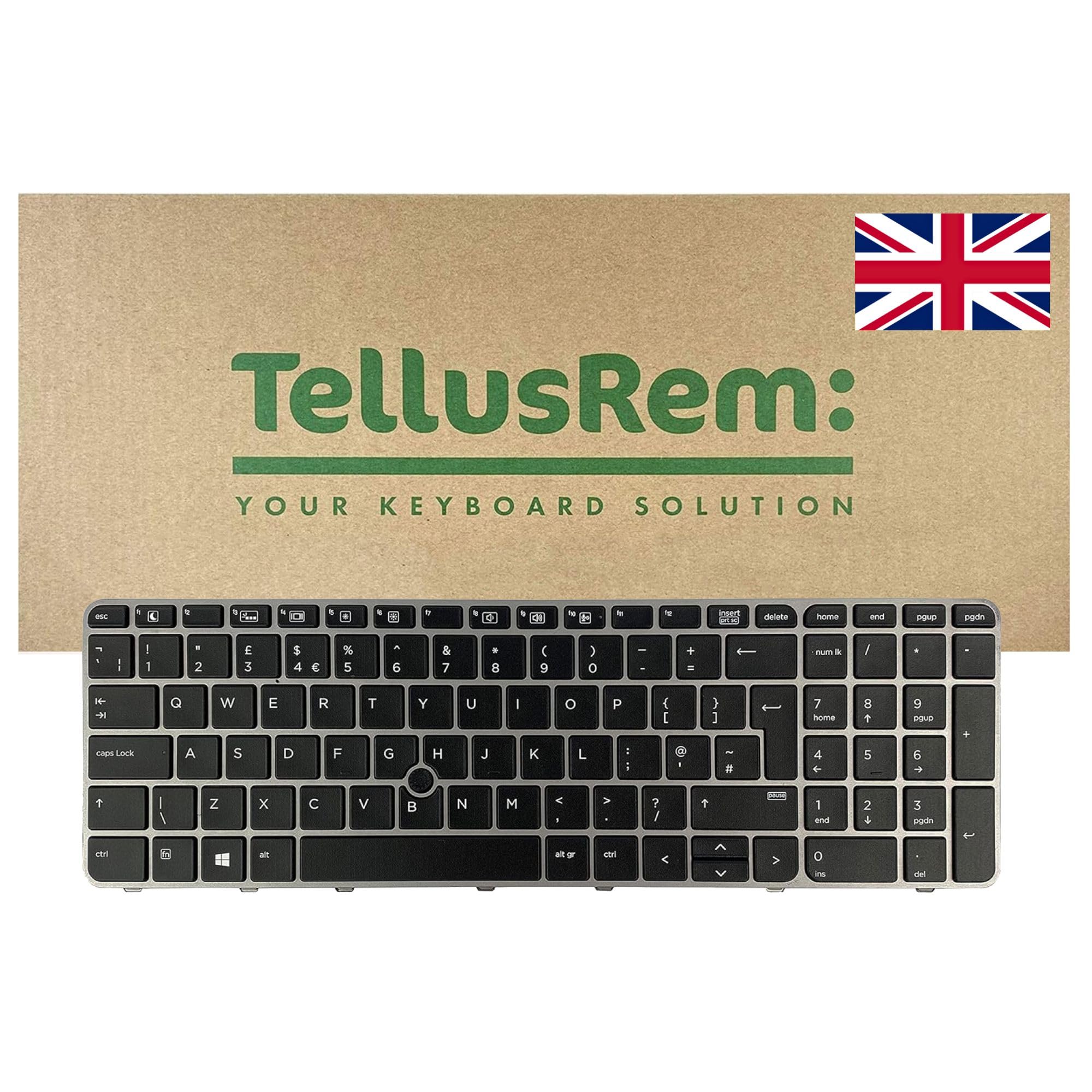 replacement UK backlit keyboard for HP 850 G3, 850 G4, 755 G3, 755 G4