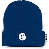COOKIES C-Bite Knit Beanie – Warm Winter Hat with Fold Over Cuff, Cozy Soft Knit Material, One Size Fits Most