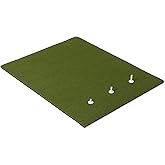 �鶹�� Basics Golf Hitting Practice Mat with Multiple Tee Positions, 152 cm x 122 cm